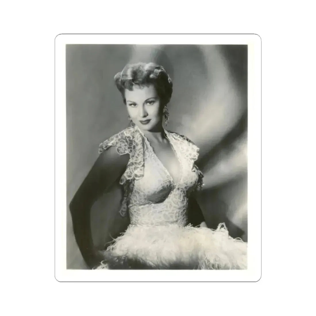 Virginia Mayo #144 (Vintage Female Icon) STICKER Vinyl Kiss-Cut Decal 2 Inch White - The Sticker Space
