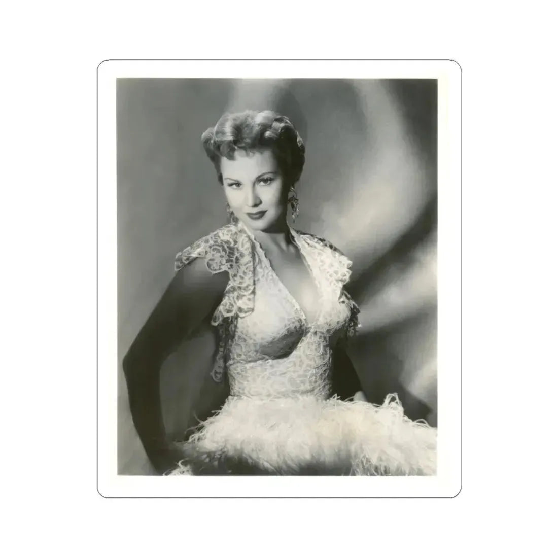 Virginia Mayo #144 (Vintage Female Icon) STICKER Vinyl Kiss-Cut Decal 4 Inch White - The Sticker Space