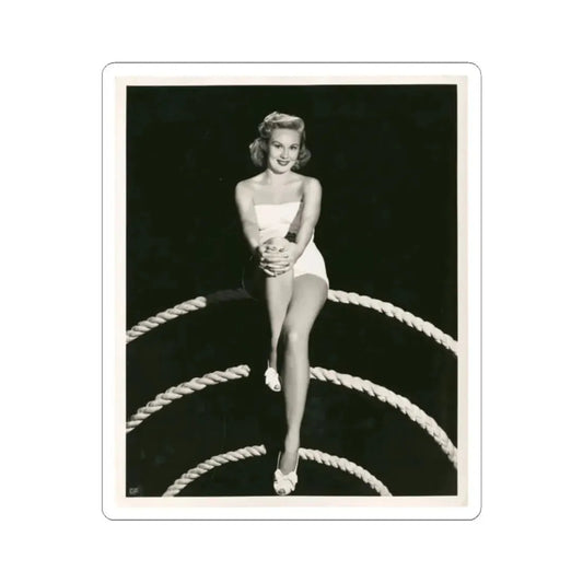 Virginia Mayo #157 (Vintage Female Icon) STICKER Vinyl Kiss-Cut Decal 2 Inch White - The Sticker Space