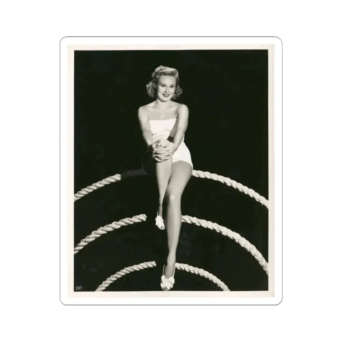 Virginia Mayo #157 (Vintage Female Icon) STICKER Vinyl Kiss-Cut Decal 3 Inch White - The Sticker Space