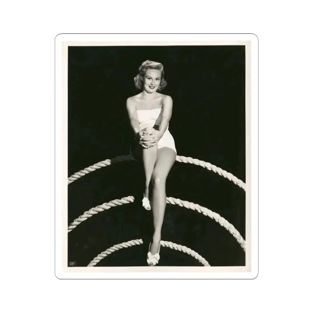 Virginia Mayo #157 (Vintage Female Icon) STICKER Vinyl Kiss-Cut Decal 4 Inch White - The Sticker Space