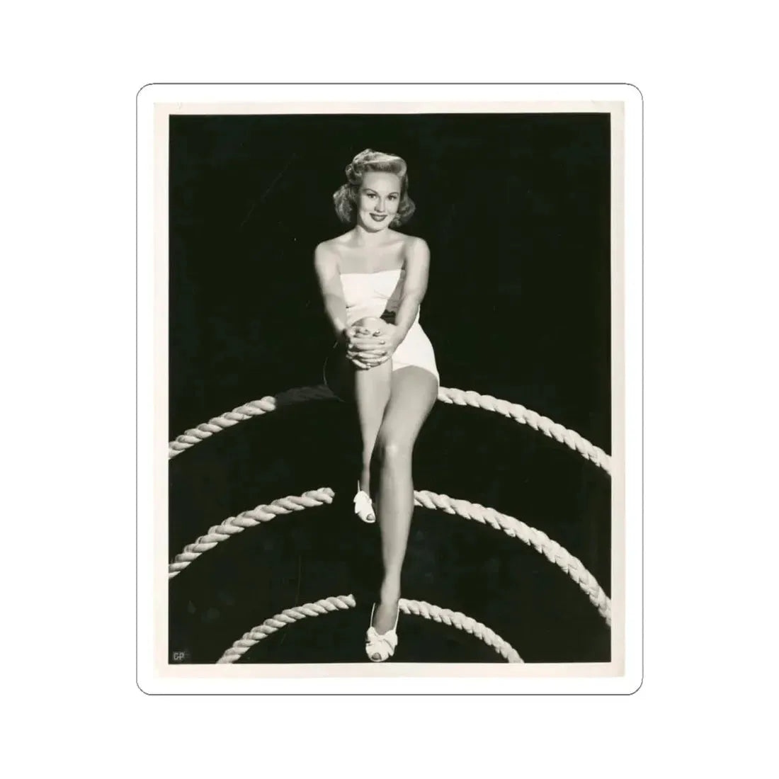 Virginia Mayo #157 (Vintage Female Icon) STICKER Vinyl Kiss-Cut Decal 6 Inch White - The Sticker Space