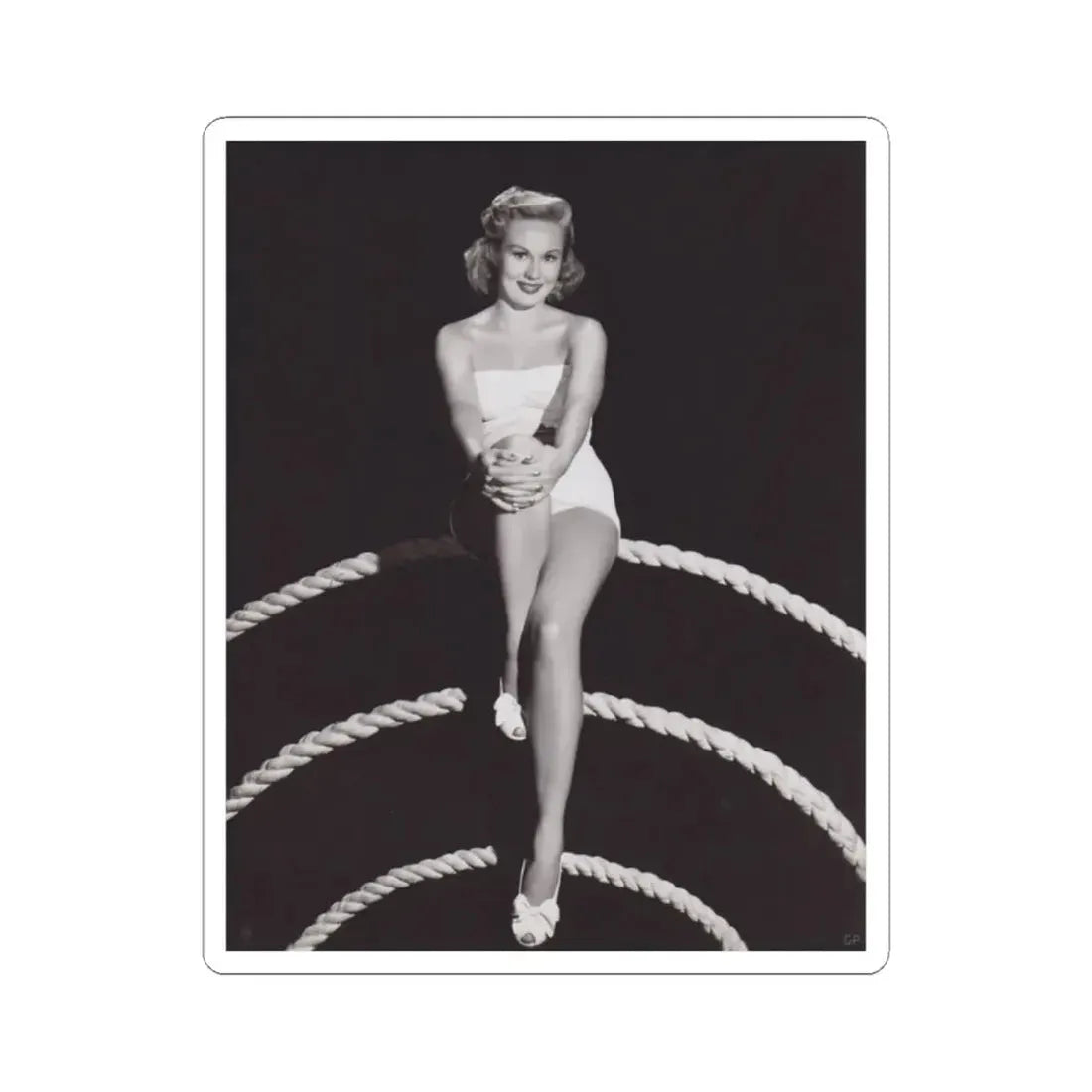 Virginia Mayo #1571 (Vintage Female Icon) STICKER Vinyl Kiss-Cut Decal 2 Inch White - The Sticker Space