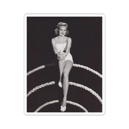 Virginia Mayo #1571 (Vintage Female Icon) STICKER Vinyl Kiss-Cut Decal 3 Inch White - The Sticker Space