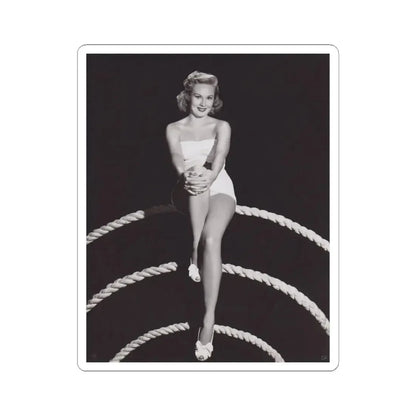 Virginia Mayo #1571 (Vintage Female Icon) STICKER Vinyl Kiss-Cut Decal 4 Inch White - The Sticker Space