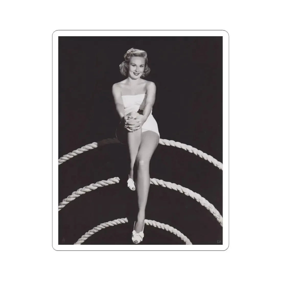 Virginia Mayo #1571 (Vintage Female Icon) STICKER Vinyl Kiss-Cut Decal 6 Inch White - The Sticker Space