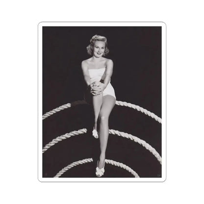 Virginia Mayo #1571 (Vintage Female Icon) STICKER Vinyl Kiss-Cut Decal 6 Inch White - The Sticker Space