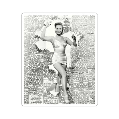Virginia Mayo #158 (Vintage Female Icon) STICKER Vinyl Kiss-Cut Decal 2 Inch White - The Sticker Space