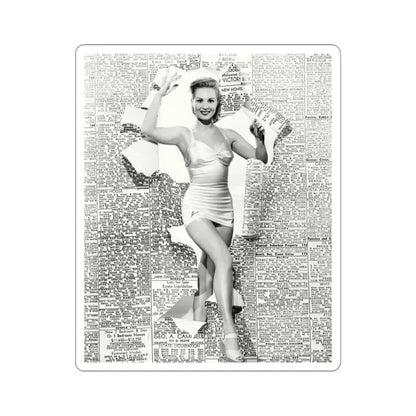 Virginia Mayo #158 (Vintage Female Icon) STICKER Vinyl Kiss-Cut Decal 3 Inch White - The Sticker Space