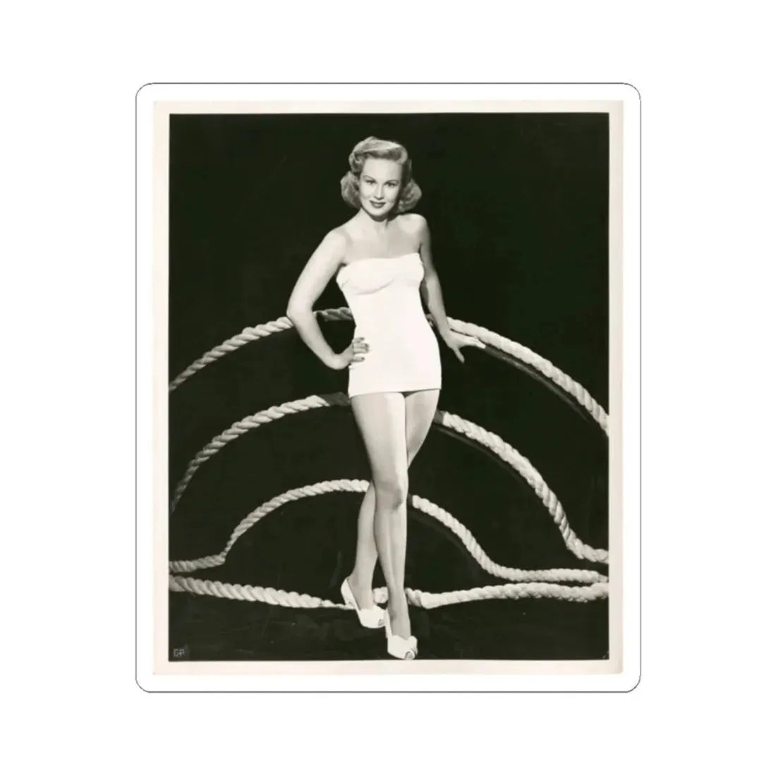 Virginia Mayo #159 (Vintage Female Icon) STICKER Vinyl Kiss-Cut Decal 2 Inch White - The Sticker Space