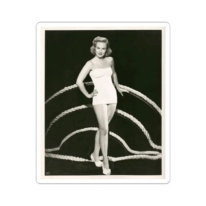 Virginia Mayo #159 (Vintage Female Icon) STICKER Vinyl Kiss-Cut Decal 2 Inch White - The Sticker Space