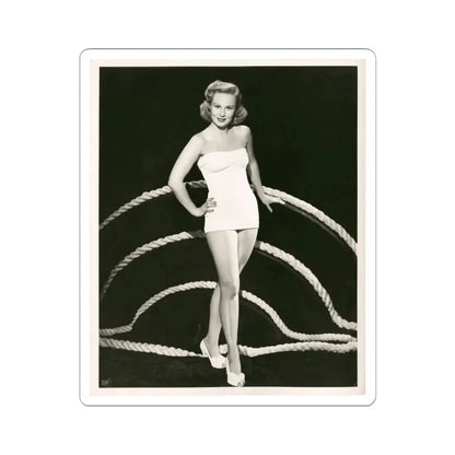 Virginia Mayo #159 (Vintage Female Icon) STICKER Vinyl Kiss-Cut Decal 3 Inch White - The Sticker Space