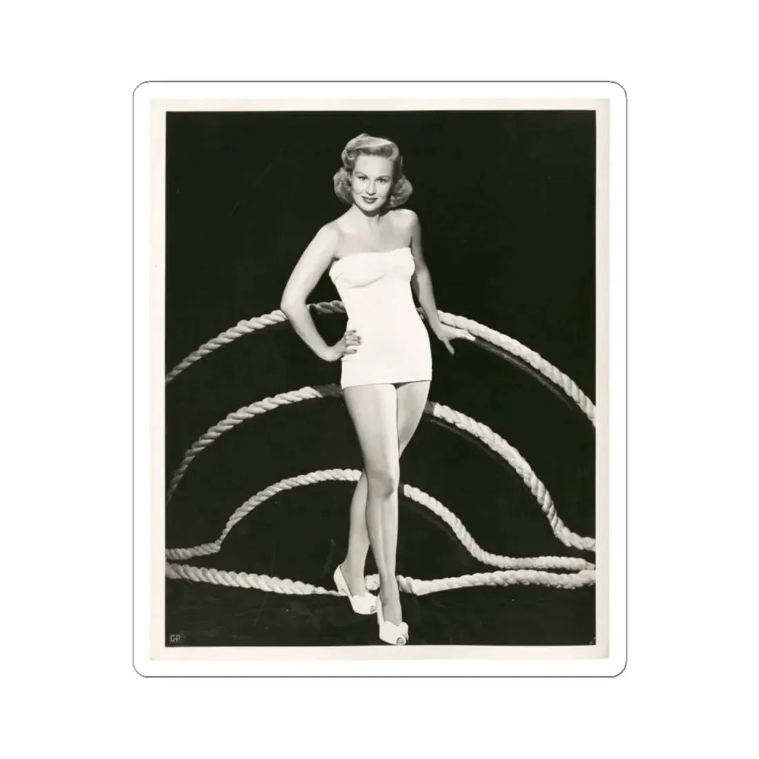 Virginia Mayo #159 (Vintage Female Icon) STICKER Vinyl Kiss-Cut Decal 4 Inch White - The Sticker Space