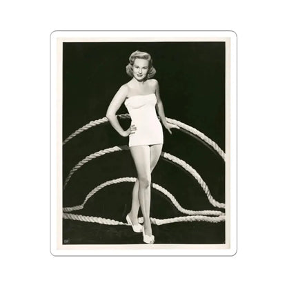 Virginia Mayo #159 (Vintage Female Icon) STICKER Vinyl Kiss-Cut Decal 4 Inch White - The Sticker Space