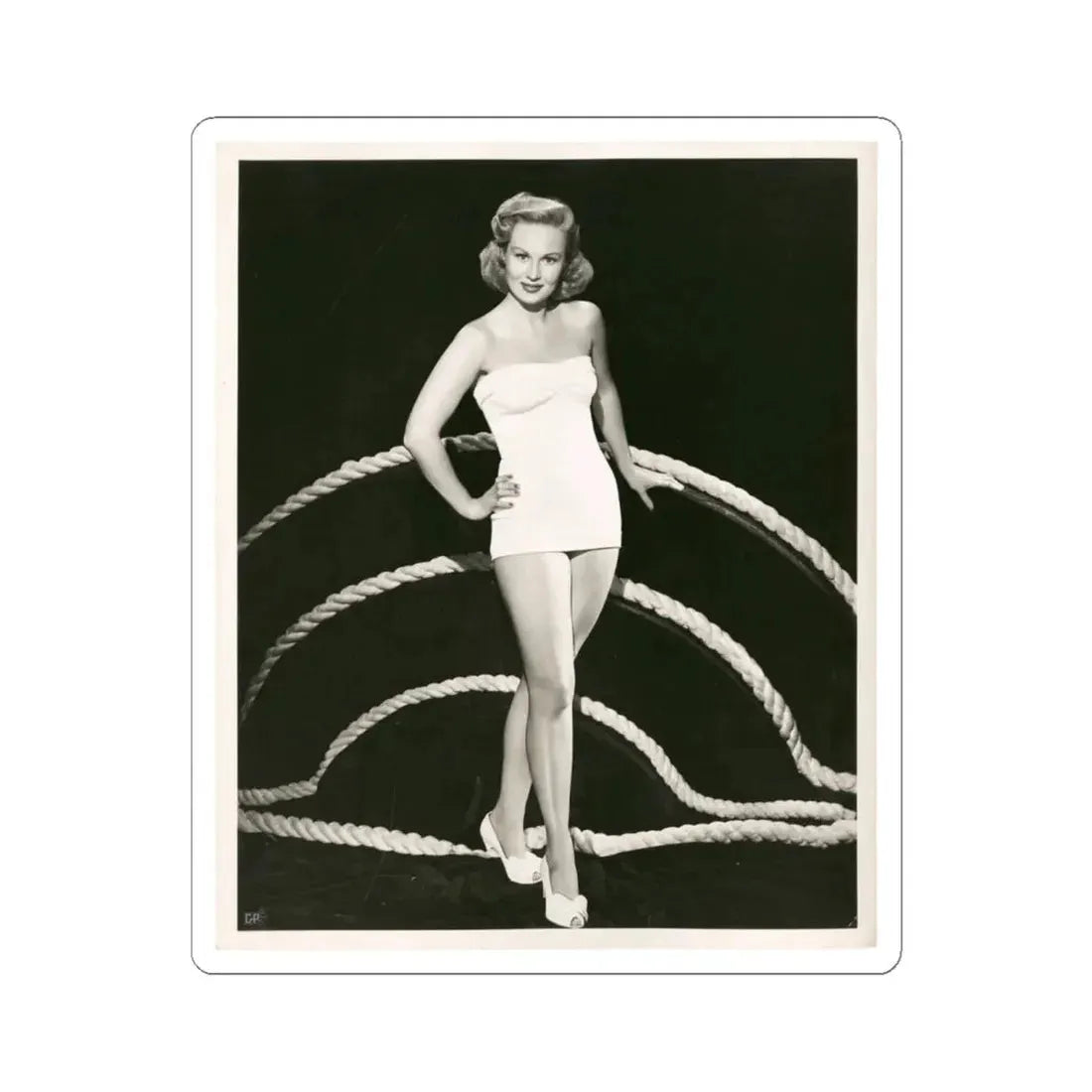 Virginia Mayo #159 (Vintage Female Icon) STICKER Vinyl Kiss-Cut Decal 6 Inch White - The Sticker Space