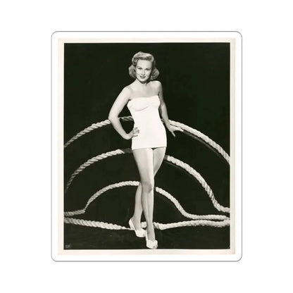 Virginia Mayo #159 (Vintage Female Icon) STICKER Vinyl Kiss-Cut Decal 6 Inch White - The Sticker Space