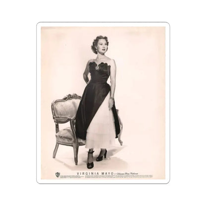 Virginia Mayo #179 (Vintage Female Icon) STICKER Vinyl Kiss-Cut Decal 3 Inch White - The Sticker Space