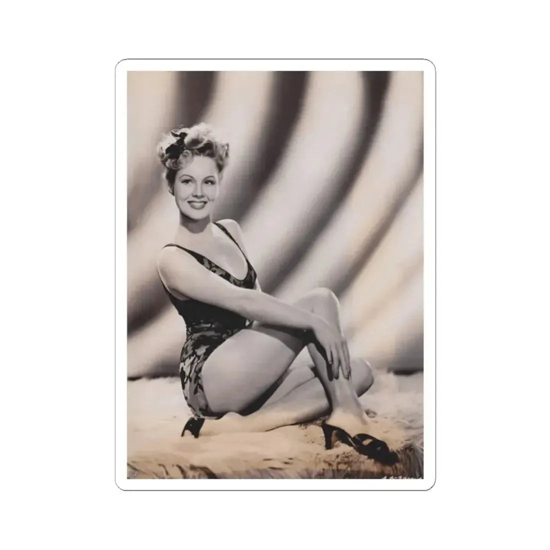 Virginia Mayo #18 (Vintage Female Icon) STICKER Vinyl Kiss-Cut Decal 2 Inch White - The Sticker Space