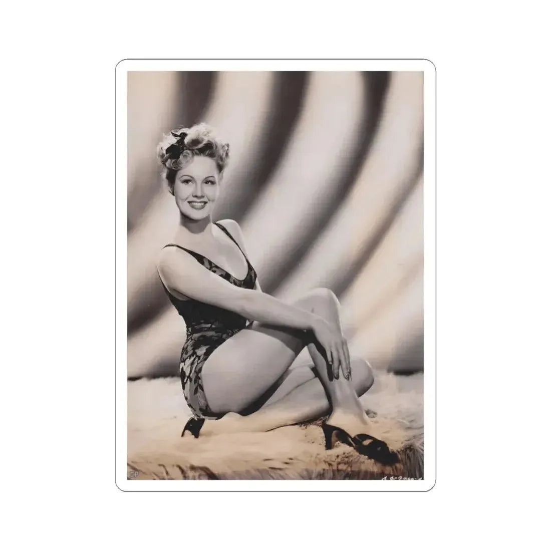 Virginia Mayo #18 (Vintage Female Icon) STICKER Vinyl Kiss-Cut Decal 6 Inch White - The Sticker Space