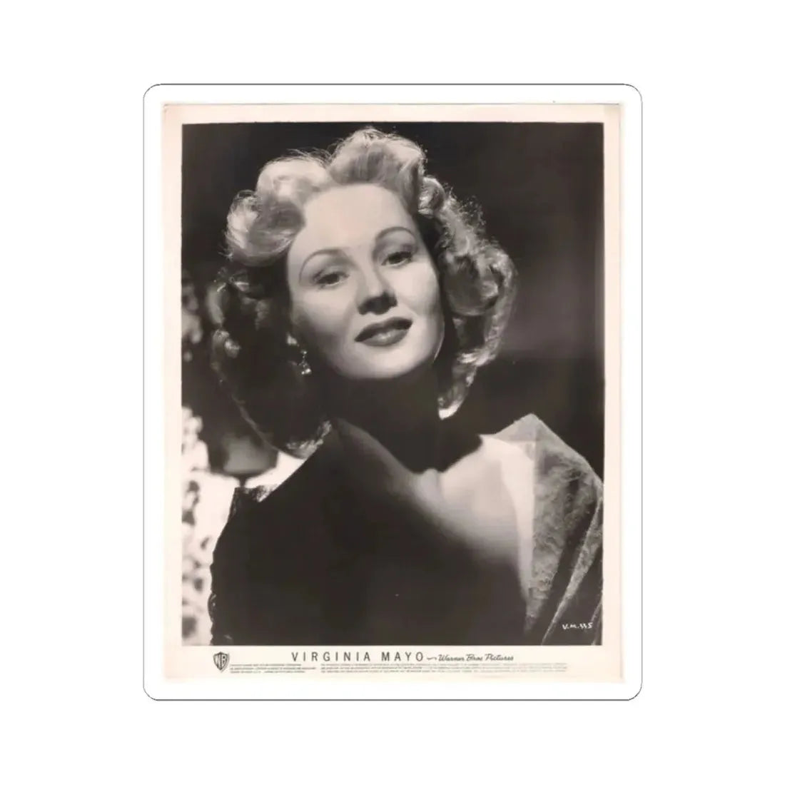Virginia Mayo #181 (Vintage Female Icon) STICKER Vinyl Kiss-Cut Decal 2 Inch White - The Sticker Space