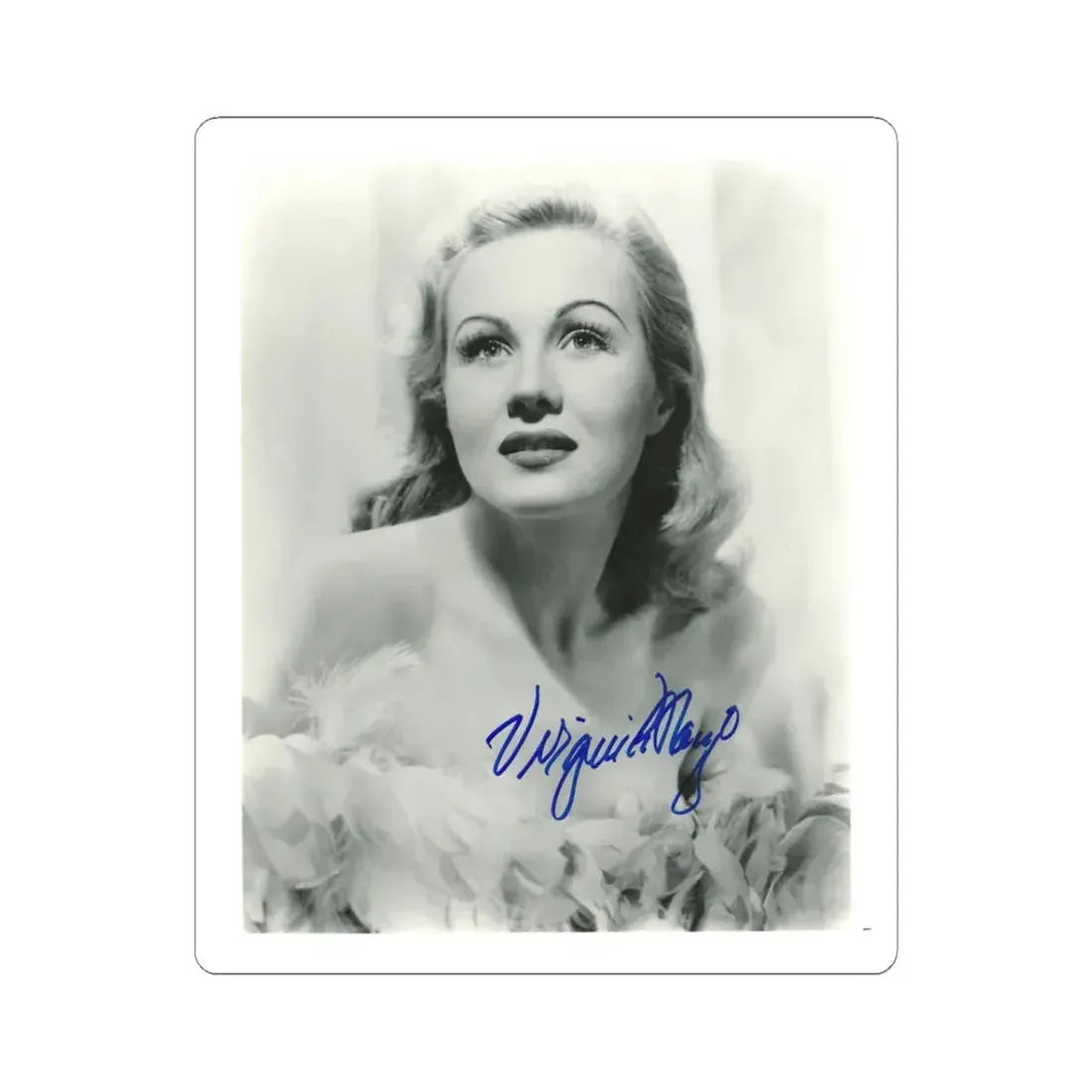 Virginia Mayo #185 (Vintage Female Icon) STICKER Vinyl Kiss-Cut Decal 3 Inch White - The Sticker Space
