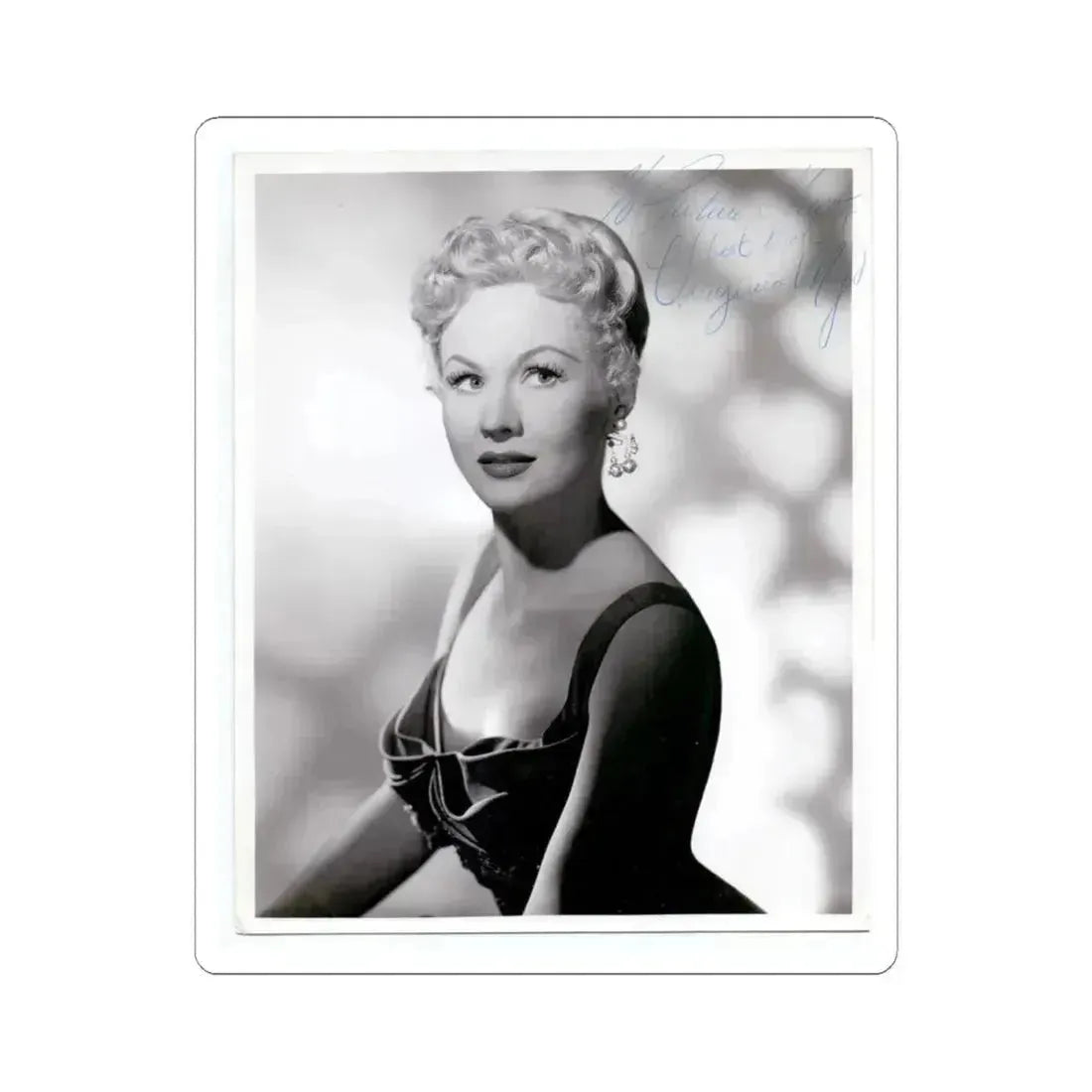 Virginia Mayo #191 (Vintage Female Icon) STICKER Vinyl Kiss-Cut Decal 4 Inch White - The Sticker Space