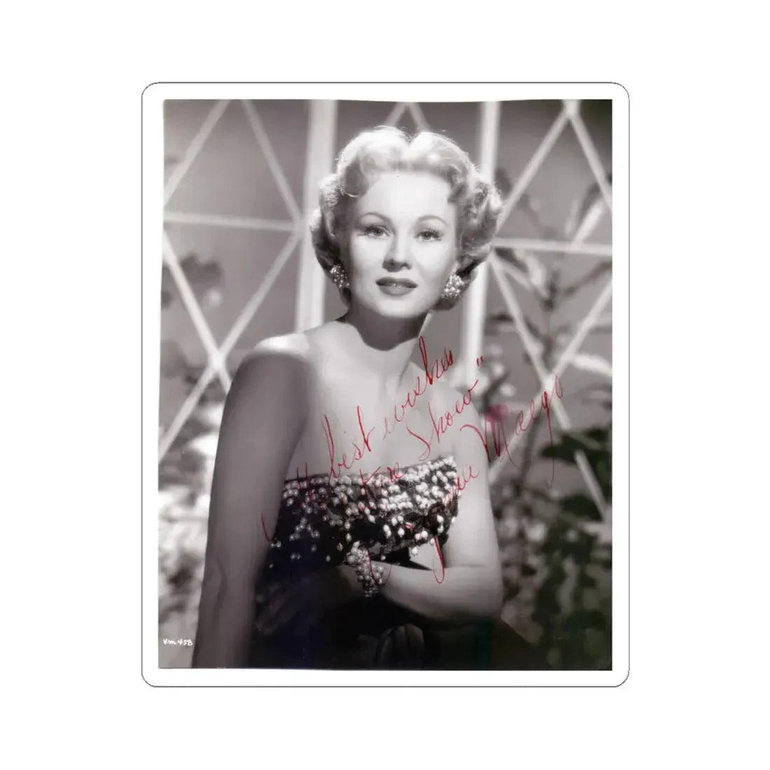 Virginia Mayo #193 (Vintage Female Icon) STICKER Vinyl Kiss-Cut Decal 6 Inch White - The Sticker Space