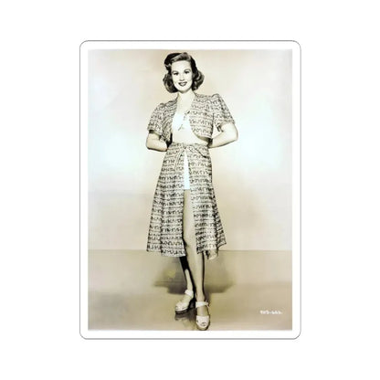 Virginia Mayo #202 (Vintage Female Icon) STICKER Vinyl Kiss-Cut Decal 6 Inch White - The Sticker Space