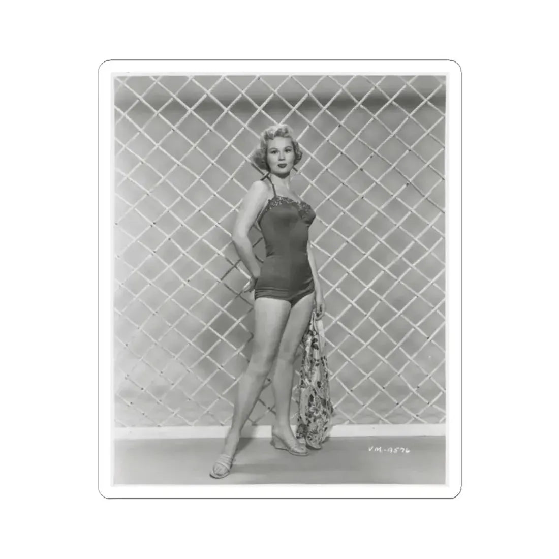 Virginia Mayo #205 (Vintage Female Icon) STICKER Vinyl Kiss-Cut Decal 2 Inch White - The Sticker Space