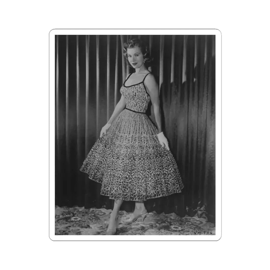 Virginia Mayo #206 (Vintage Female Icon) STICKER Vinyl Kiss-Cut Decal 2 Inch White - The Sticker Space