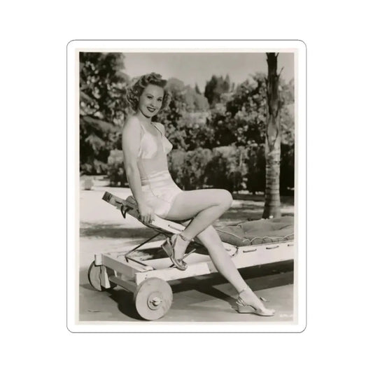 Virginia Mayo #208 (Vintage Female Icon) STICKER Vinyl Kiss-Cut Decal 2 Inch White - The Sticker Space