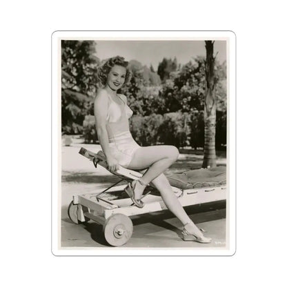 Virginia Mayo #208 (Vintage Female Icon) STICKER Vinyl Kiss-Cut Decal 3 Inch White - The Sticker Space