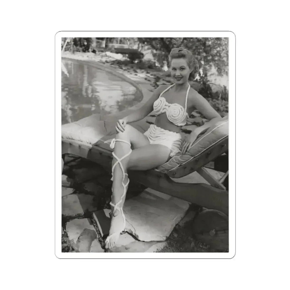 Virginia Mayo #209 (Vintage Female Icon) STICKER Vinyl Kiss-Cut Decal 2 Inch White - The Sticker Space