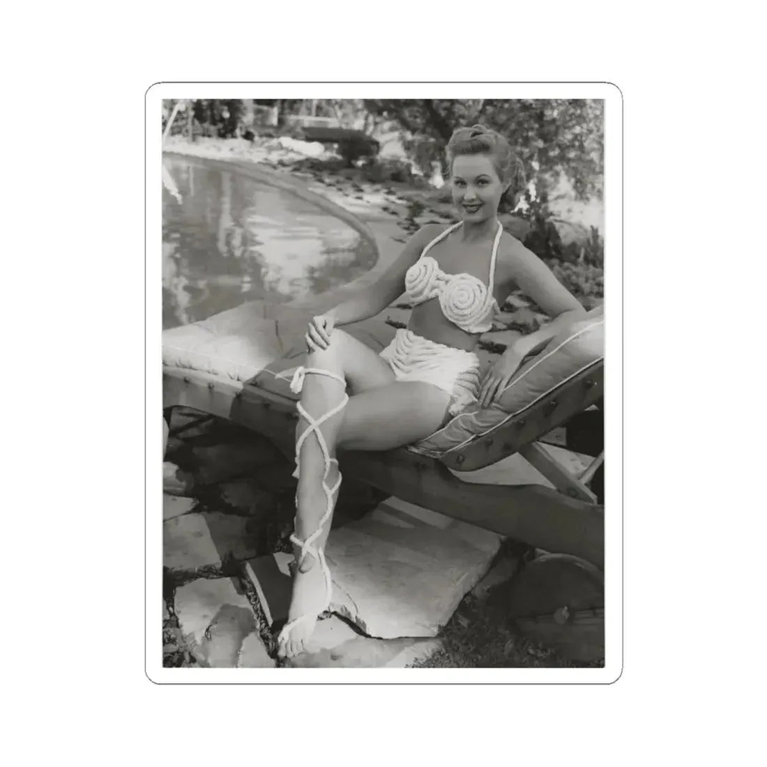 Virginia Mayo #209 (Vintage Female Icon) STICKER Vinyl Kiss-Cut Decal 4 Inch White - The Sticker Space