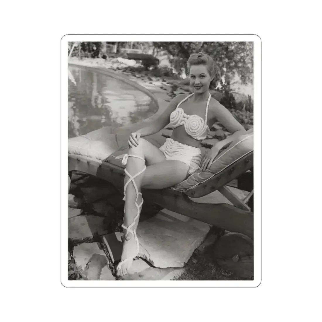 Virginia Mayo #209 (Vintage Female Icon) STICKER Vinyl Kiss-Cut Decal 6 Inch White - The Sticker Space