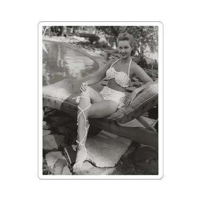 Virginia Mayo #209 (Vintage Female Icon) STICKER Vinyl Kiss-Cut Decal 6 Inch White - The Sticker Space