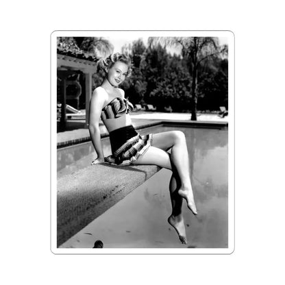 Virginia Mayo #211 (Vintage Female Icon) STICKER Vinyl Kiss-Cut Decal 3 Inch White - The Sticker Space