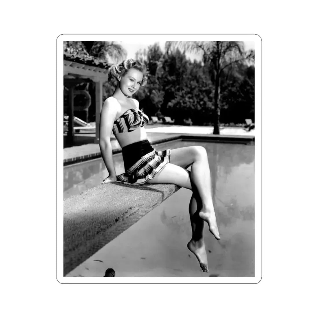 Virginia Mayo #211 (Vintage Female Icon) STICKER Vinyl Kiss-Cut Decal 4 Inch White - The Sticker Space
