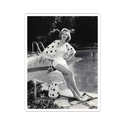 Virginia Mayo #212 (Vintage Female Icon) STICKER Vinyl Kiss-Cut Decal 2 Inch White - The Sticker Space