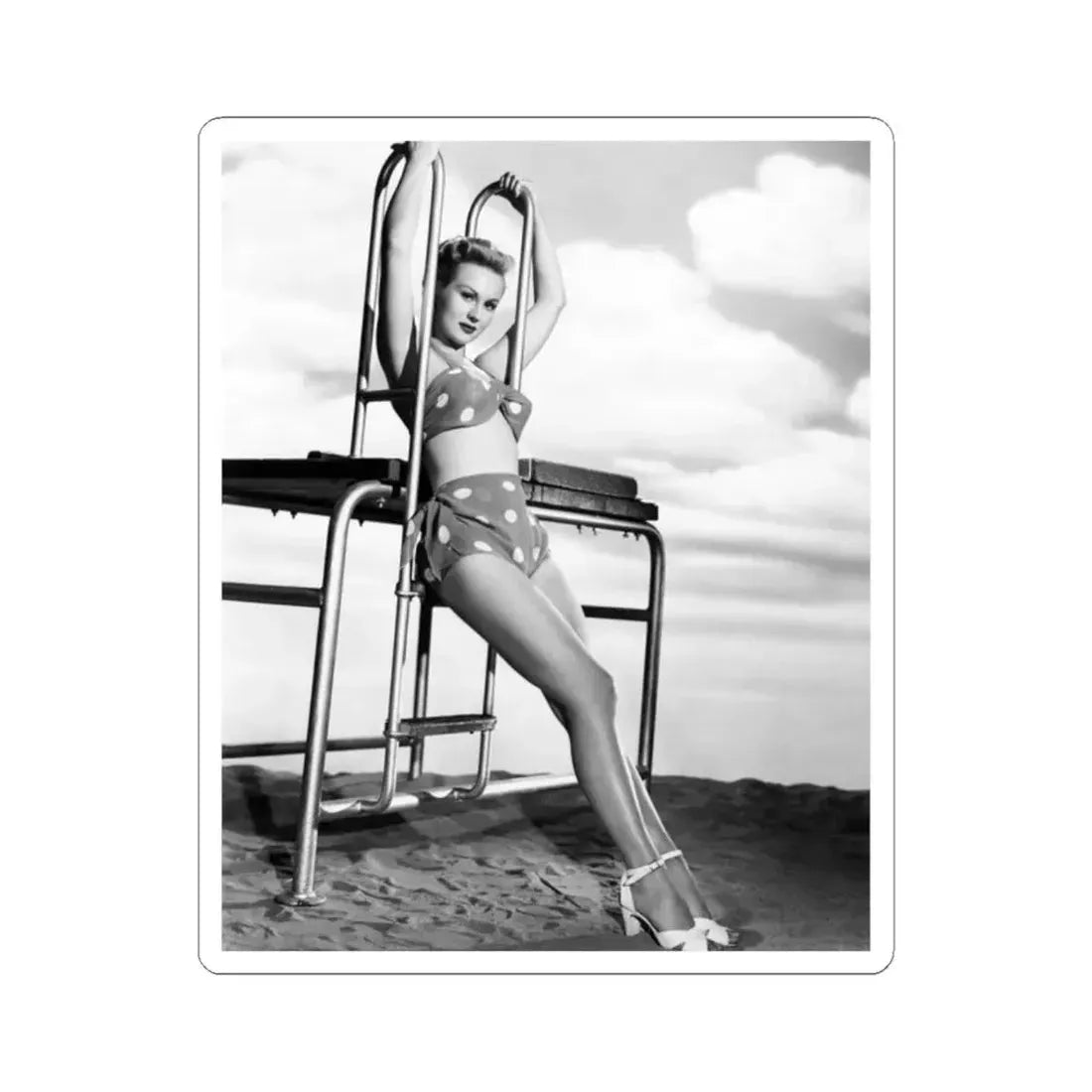 Virginia Mayo #213 (Vintage Female Icon) STICKER Vinyl Kiss-Cut Decal 2 Inch White - The Sticker Space