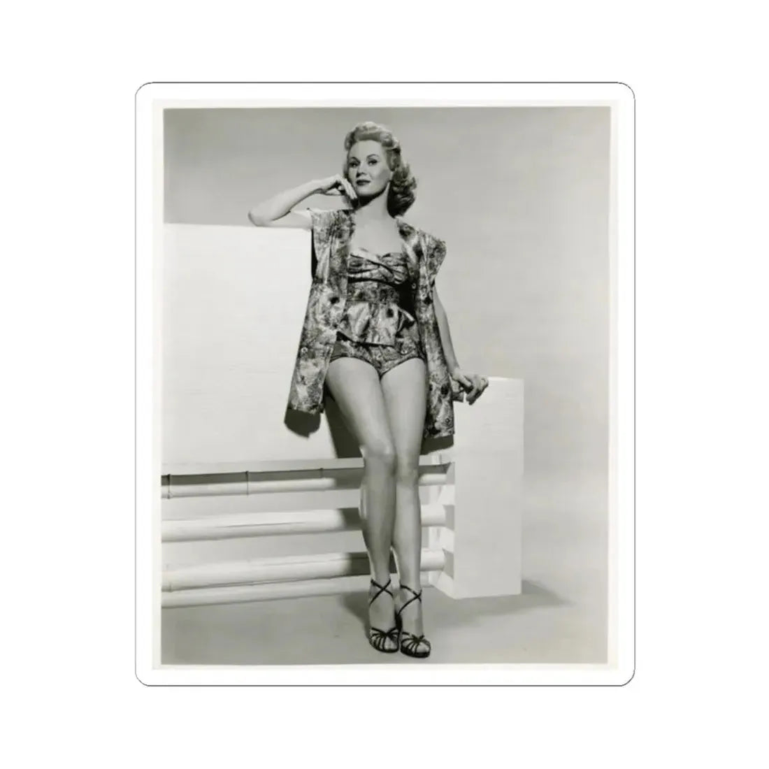 Virginia Mayo #217 (Vintage Female Icon) STICKER Vinyl Kiss-Cut Decal 2 Inch White - The Sticker Space