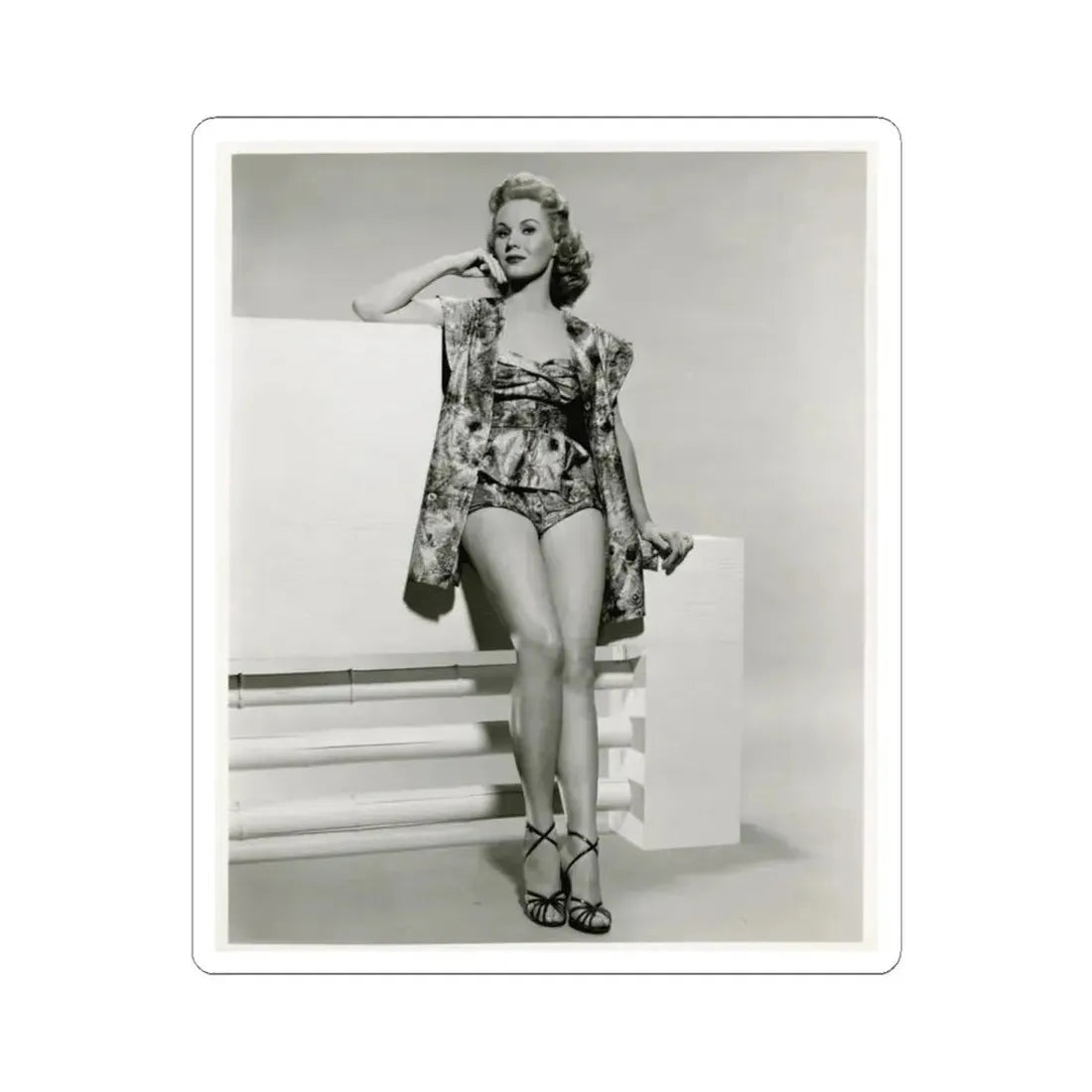 Virginia Mayo #217 (Vintage Female Icon) STICKER Vinyl Kiss-Cut Decal 3 Inch White - The Sticker Space