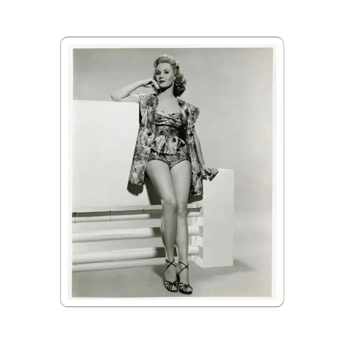 Virginia Mayo #217 (Vintage Female Icon) STICKER Vinyl Kiss-Cut Decal 4 Inch White - The Sticker Space