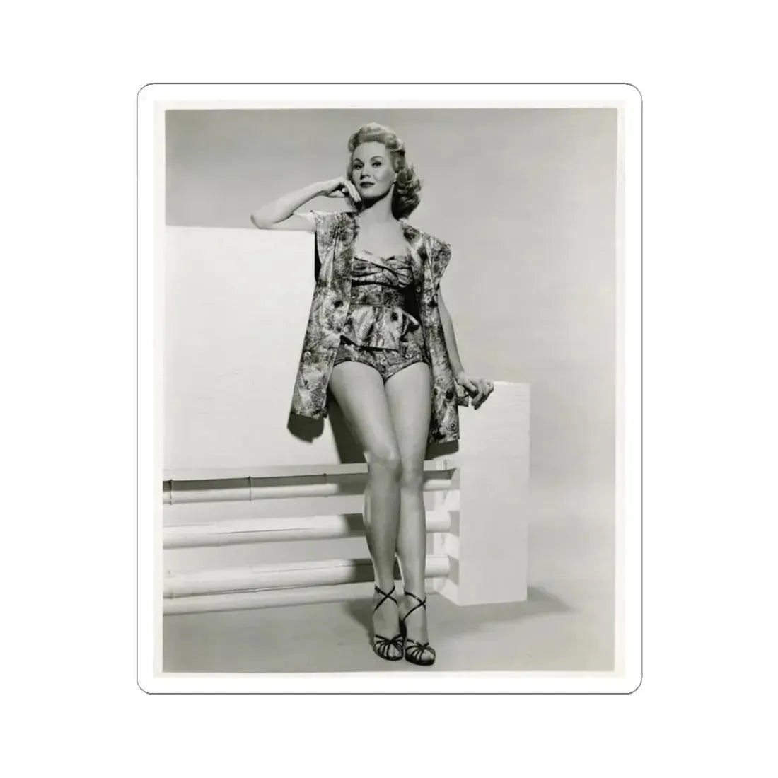 Virginia Mayo #217 (Vintage Female Icon) STICKER Vinyl Kiss-Cut Decal 6 Inch White - The Sticker Space