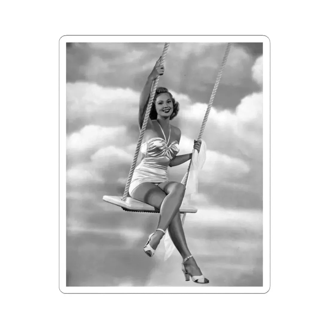 Virginia Mayo #218 (Vintage Female Icon) STICKER Vinyl Kiss-Cut Decal 3 Inch White - The Sticker Space