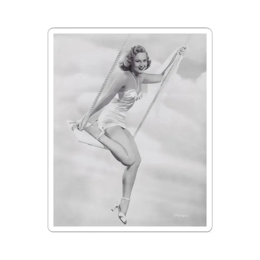 Virginia Mayo #219 (Vintage Female Icon) STICKER Vinyl Kiss-Cut Decal 2 Inch White - The Sticker Space