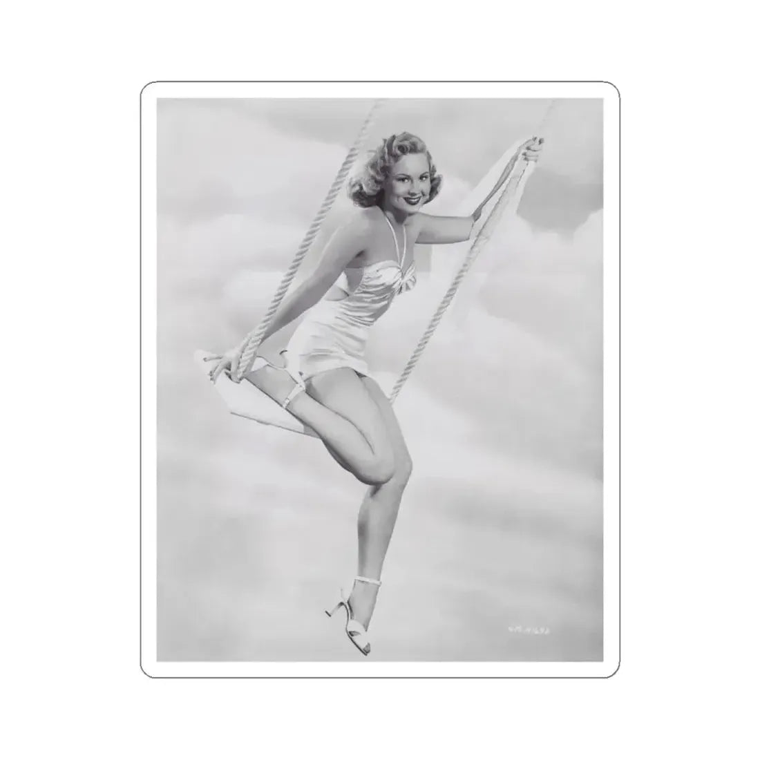 Virginia Mayo #219 (Vintage Female Icon) STICKER Vinyl Kiss-Cut Decal 6 Inch White - The Sticker Space