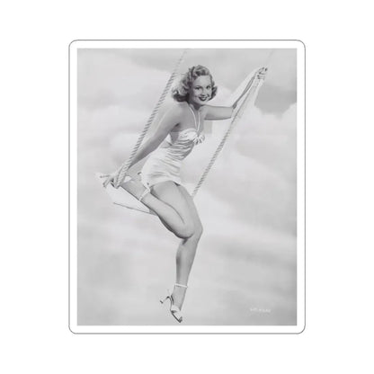 Virginia Mayo #219 (Vintage Female Icon) STICKER Vinyl Kiss-Cut Decal 6 Inch White - The Sticker Space