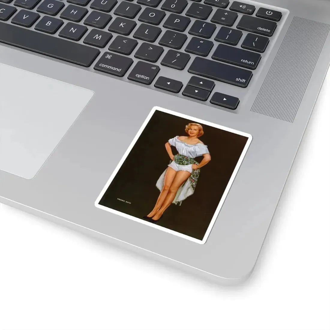 Virginia Mayo #222 - Photoplay Pin-Ups Magazine Issue #01 (Vintage Female Icon) STICKER Vinyl Kiss-Cut Decal - The Sticker Space