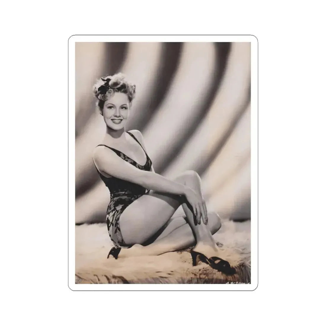 Virginia Mayo #239 (Vintage Female Icon) STICKER Vinyl Kiss-Cut Decal 3 Inch White - The Sticker Space